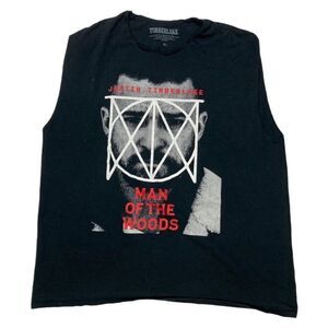 Justin Timberlake Men Man of the Woods Tour Sleeveless Shirt Concert Black XL